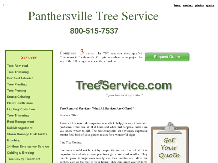 www.panthersvilletreeservice.com