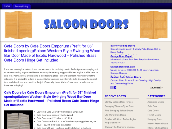 www.saloondoors.org