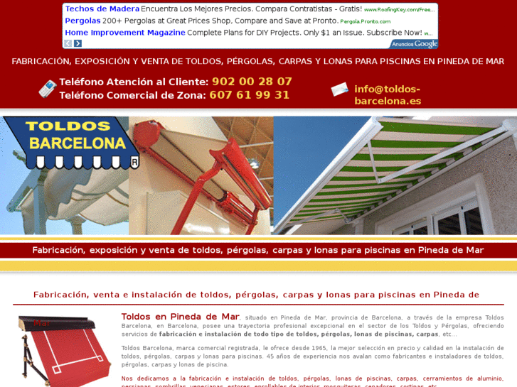 www.toldospinedademar.es