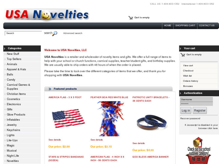 www.usanovelties.com