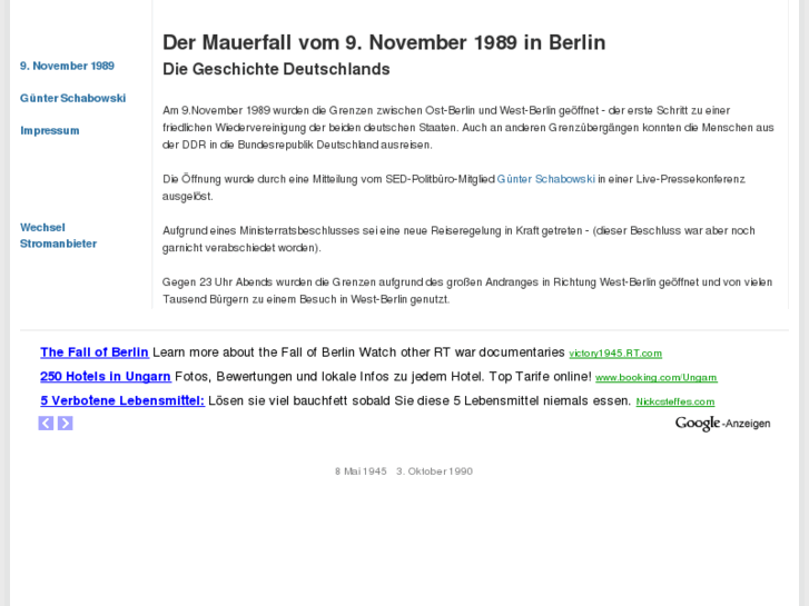 www.9november1989.de