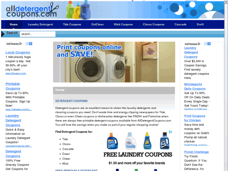 www.alldetergentcoupons.com