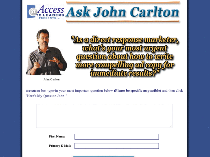 www.askjohncarlton.com