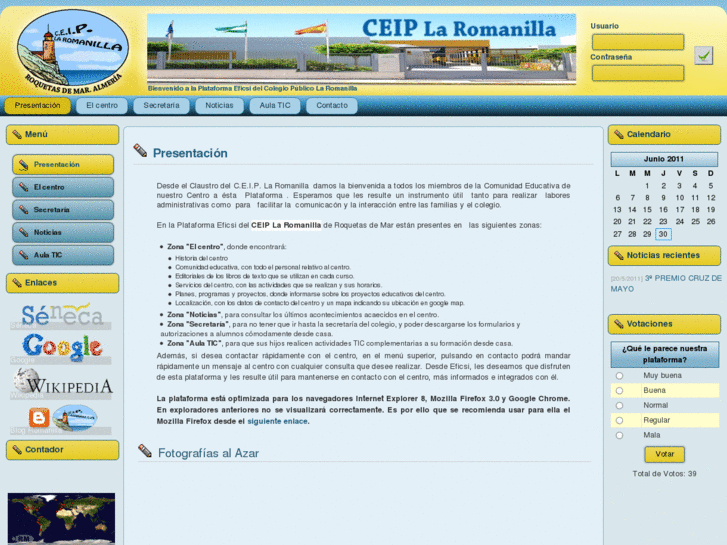 www.ceiplaromanilla.es