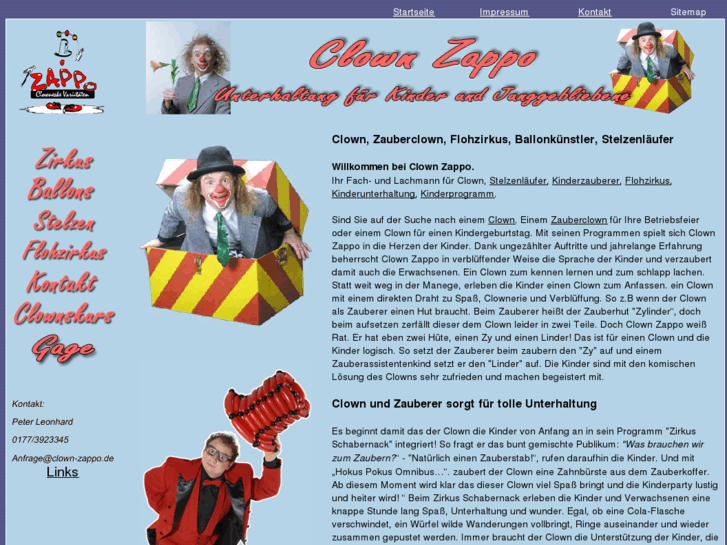 www.clown-zappo.de