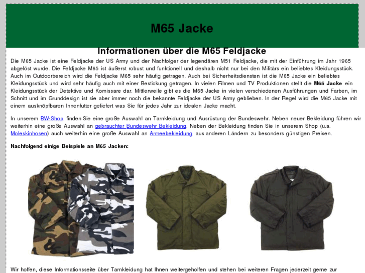 www.m65-jacke.net