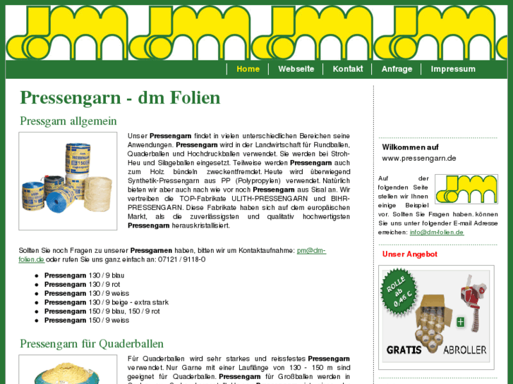 www.pressengarn.de