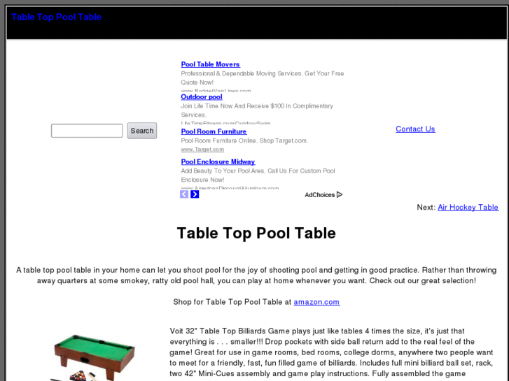 www.tabletoppooltable.com