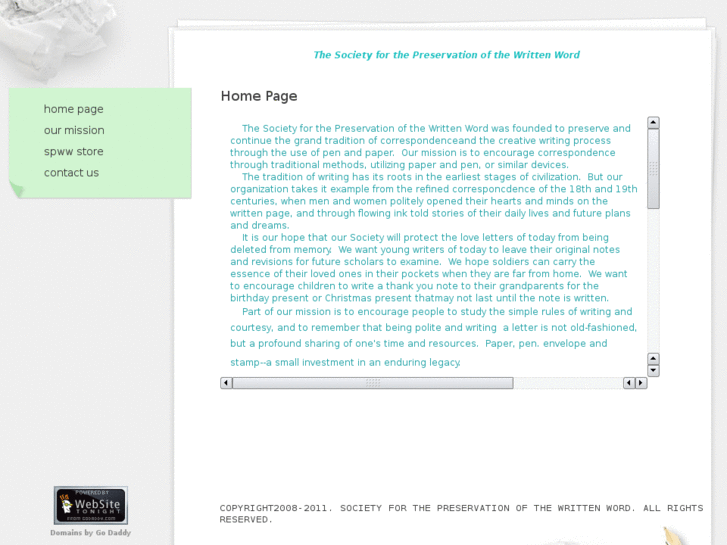 www.writeitdown.org