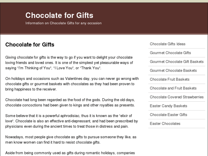 www.chocolateforgifts.com