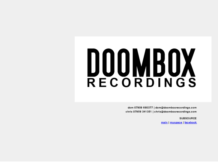 www.doomboxrecordings.com