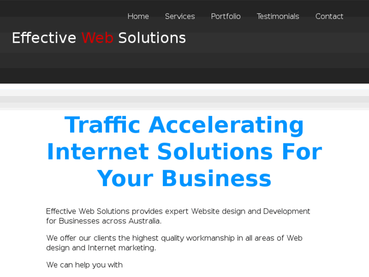 www.effectivewebsolutions.com.au