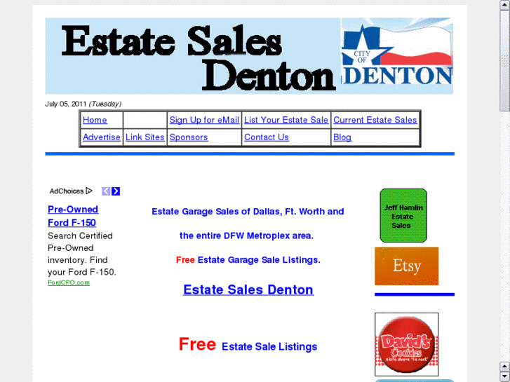 www.estatesalesdenton.com