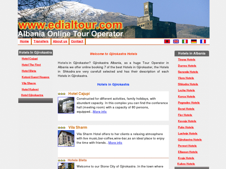 www.gjirokaster-hotels.com