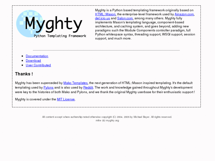 www.myghty.org