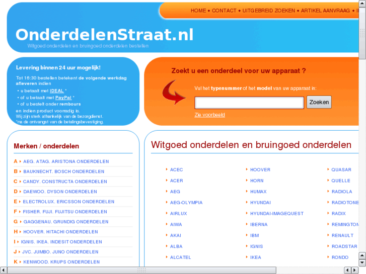 www.onderdelenstraat.nl