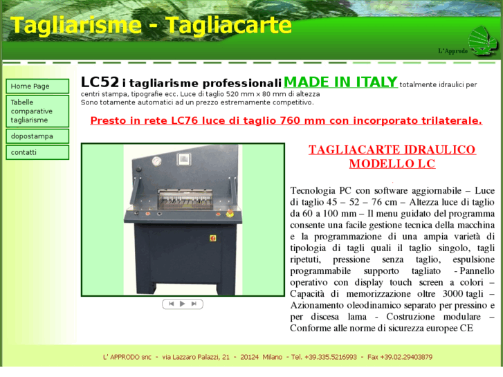 www.tagliarisme.com