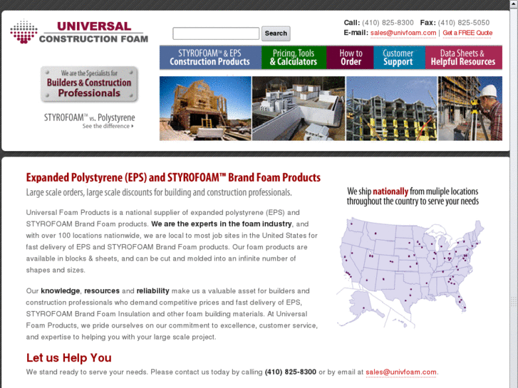 www.universalconstructionfoam.com