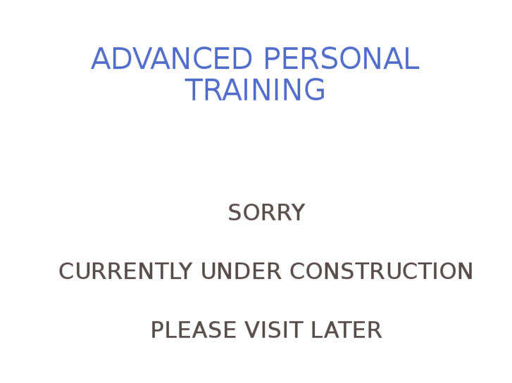 www.advancedpersonaltraining.org