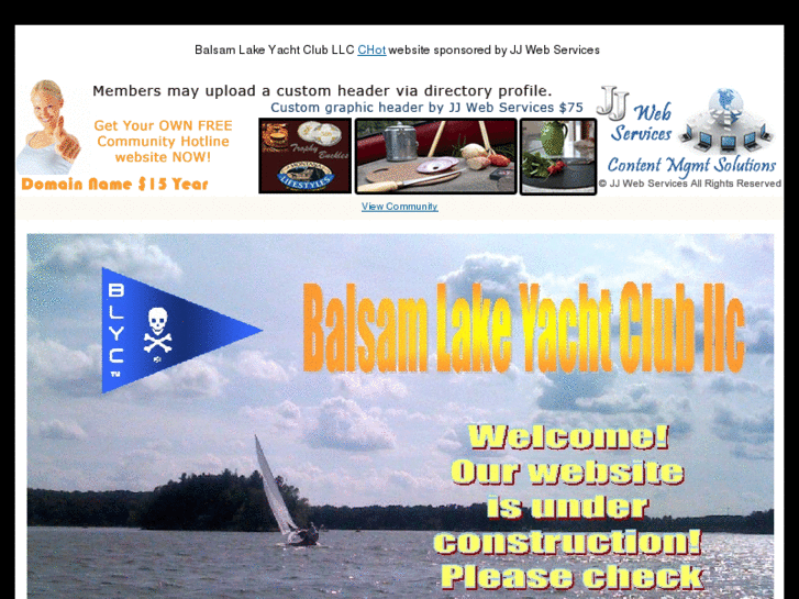 www.balsamlakeyachtclub.com