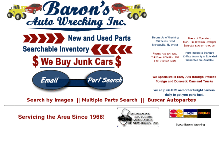 www.baronsautowrecking.com