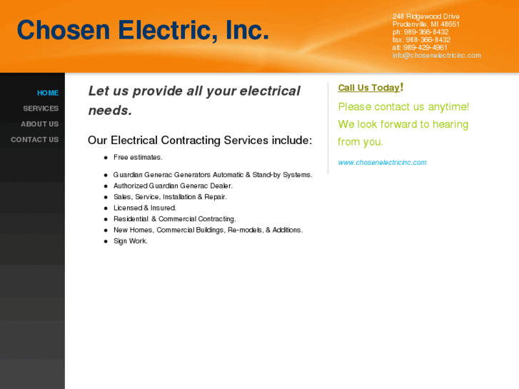 www.chosenelectricinc.com