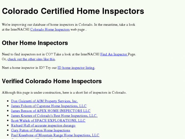 www.cohomeinspector.net