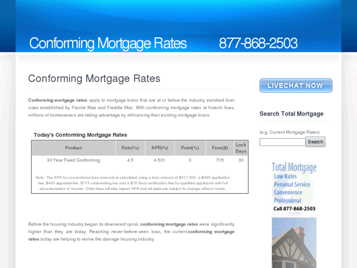 www.conformingmortgagerates.com