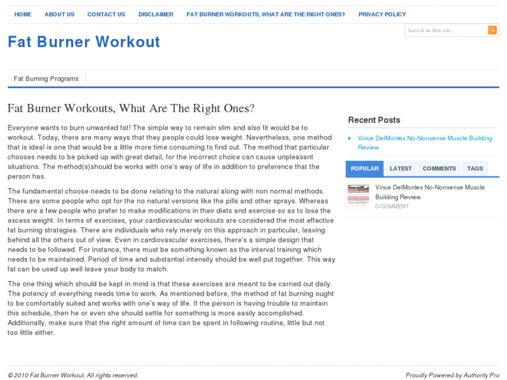 www.fatburnerworkout.com