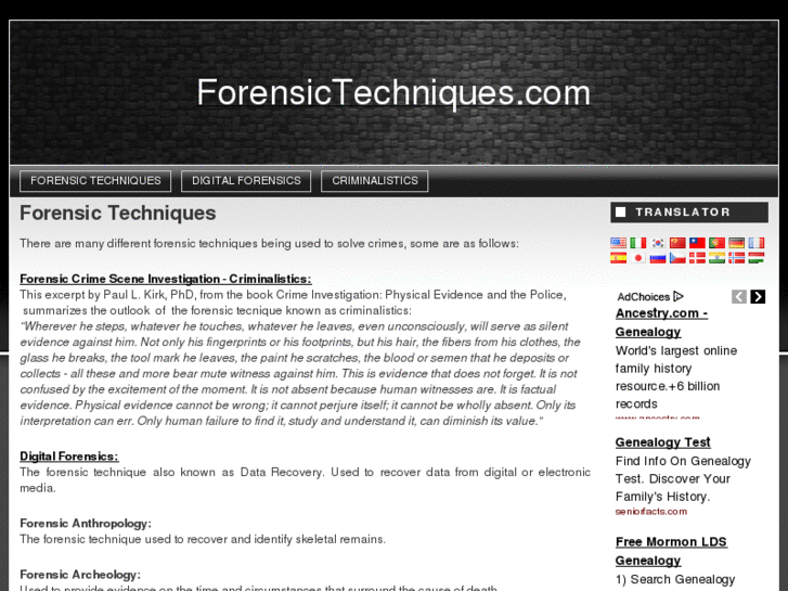 www.forensictechniques.com