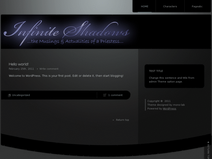www.infiniteshadows.net