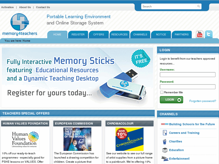 www.memory4teachers.co.uk