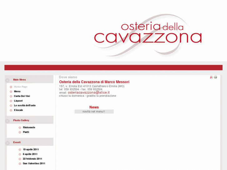 www.osteriadellacavazzona.com