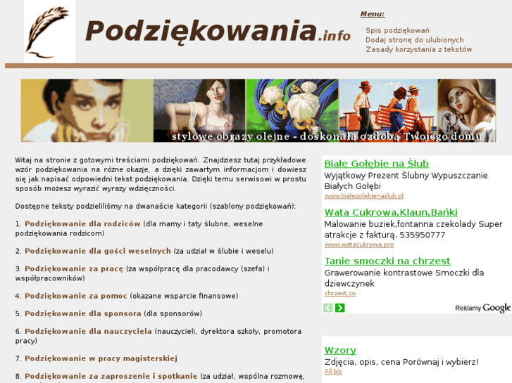 www.podziekowania.info