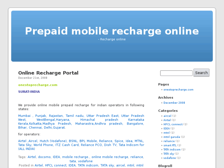 www.prepaidmobilerecharge.com