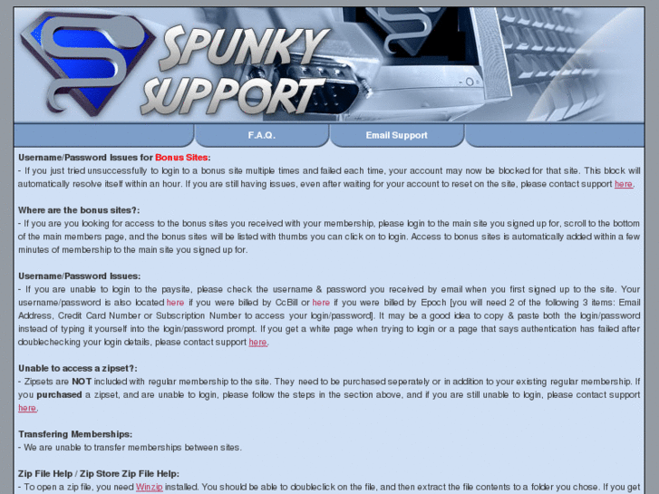 www.spunkysupport.com