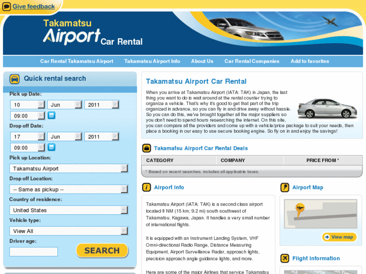 www.takamatsuairportcarrental.com