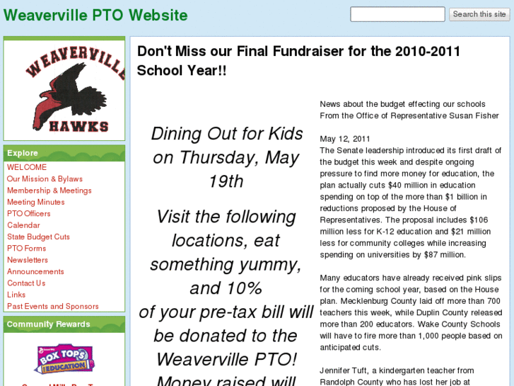 www.weavervillepto.org