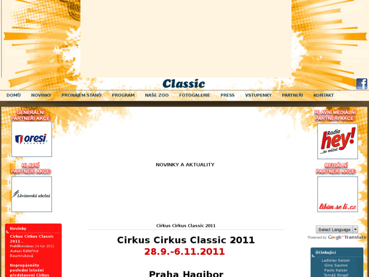 www.cirkusclassic.cz