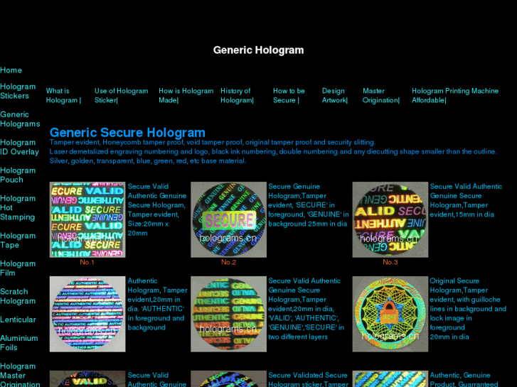 www.generichologram.com