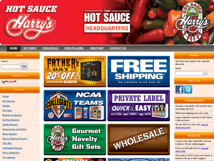 www.hotsauceharrys.com