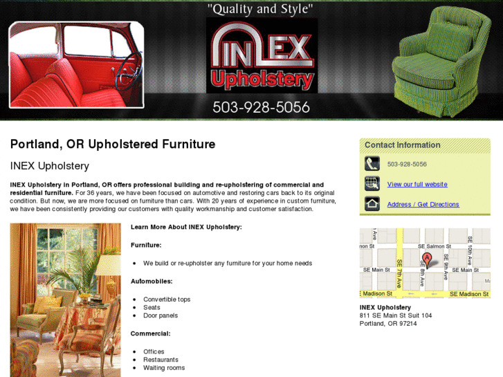 www.inexupholsterypdx.com