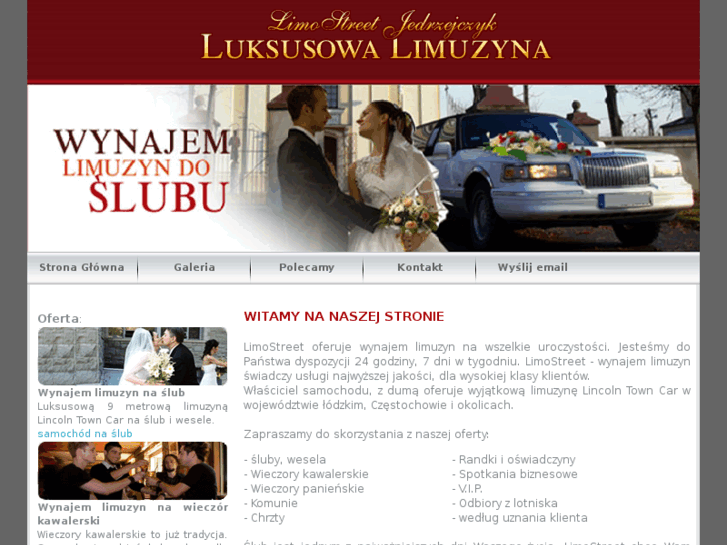 www.limuzyna-slubna.pl