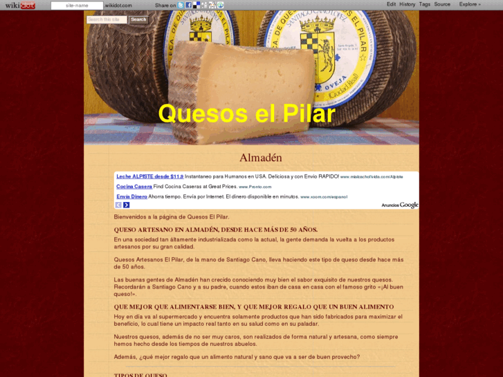 www.quesoselpilar.com