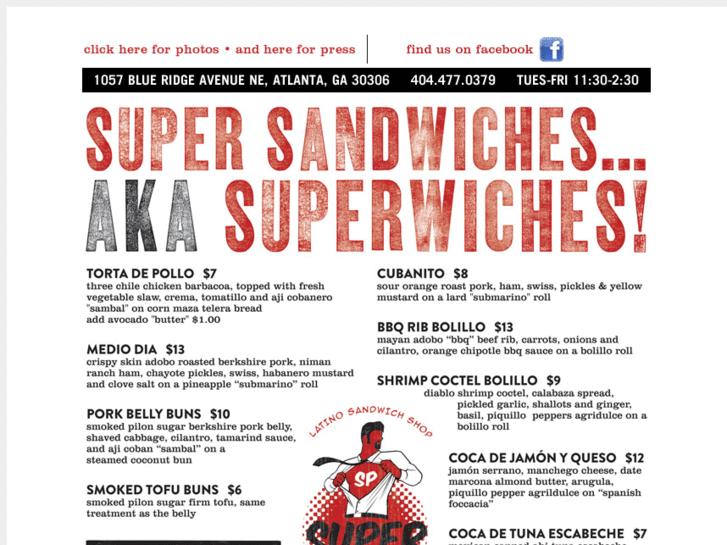 www.superpanlatinosandwichshop.com