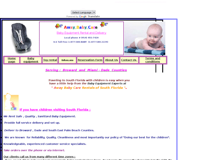 www.awaybabycare.net