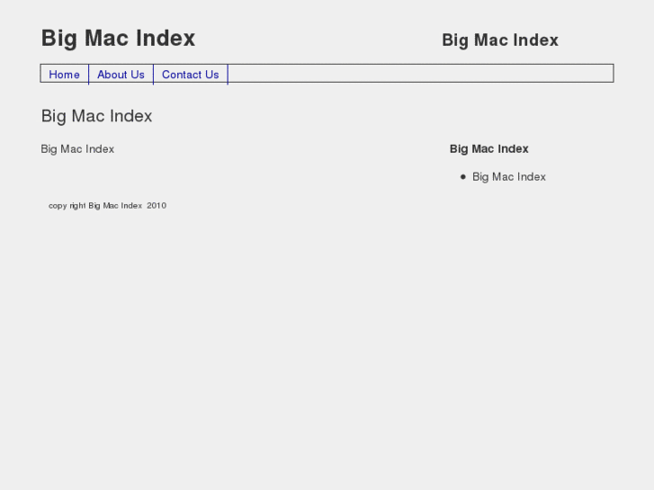 www.bigmacindex.net