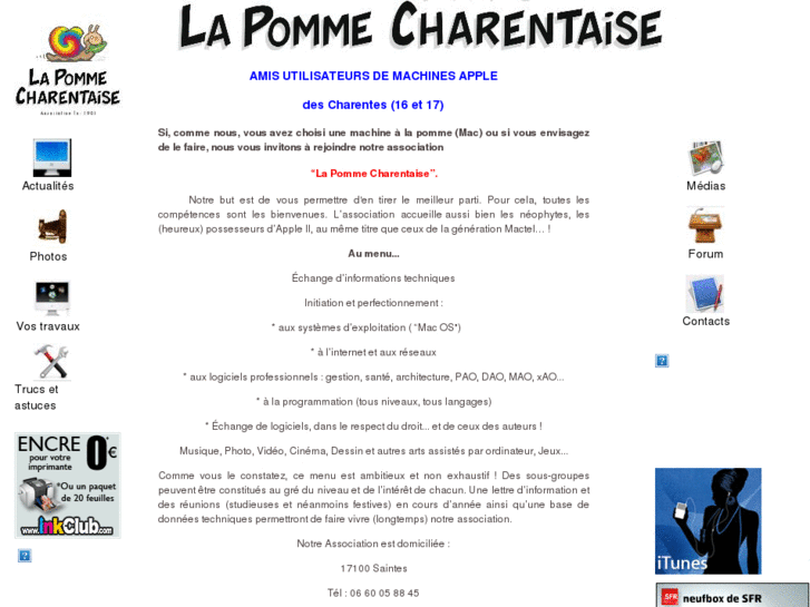 www.lapommecharentaise.net