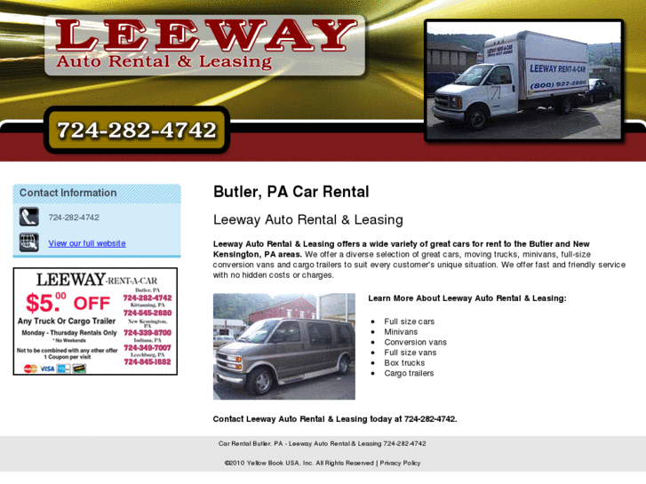 www.leewayautorental.com