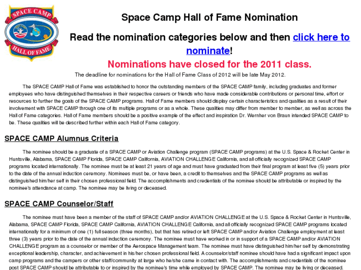 www.spacecamphalloffame.com